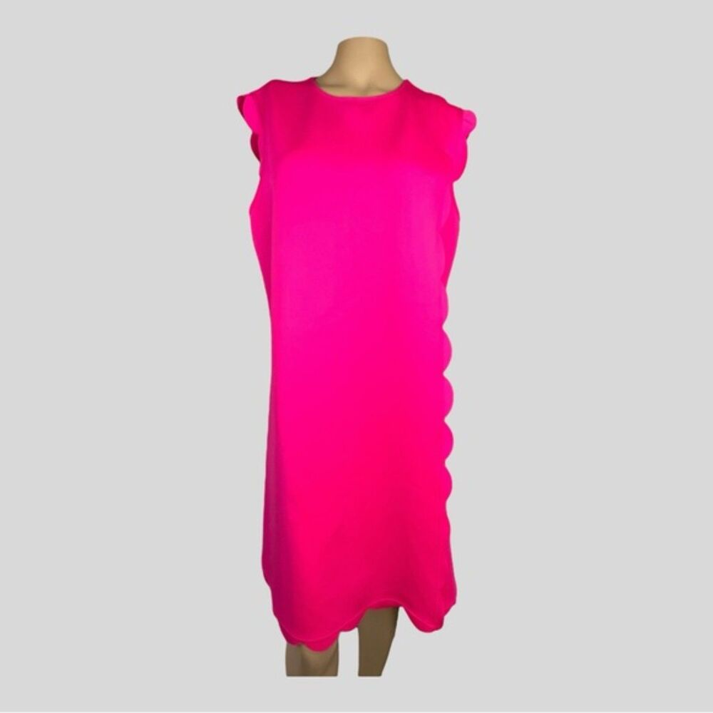Ted Baker Pink Scallop Hem Sleeveless Dress Size 5 T (US 12T)
